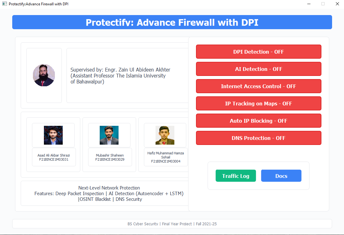 Firewall Dashboard Output