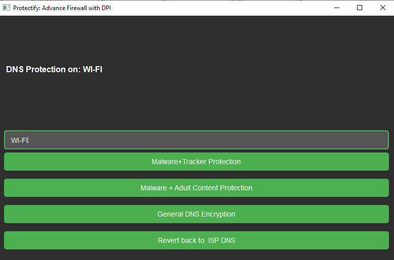 Firewall Dashboard Output